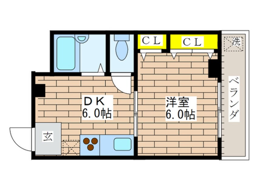間取図 シティコート八王子
