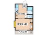 シティコート八王子 1DKの間取り