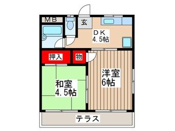 間取図 ライトハウスＡ