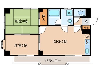 間取図 クレスト－ル４３