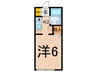 関町南レジデンス 1Kの間取り
