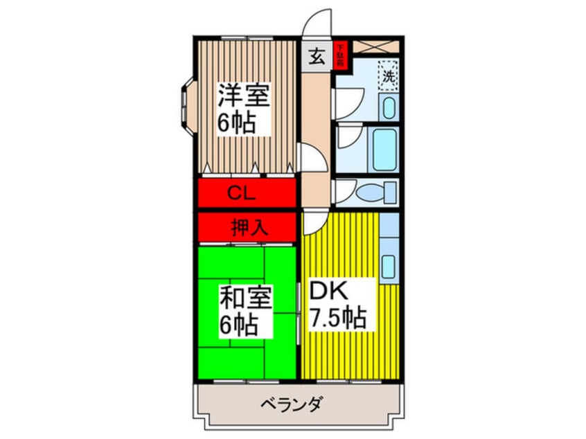 間取図 テラスコート