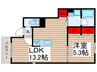 仮）ユアメゾン宮戸 1LDKの間取り