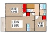 仮）ユアメゾン宮戸 2LDKの間取り