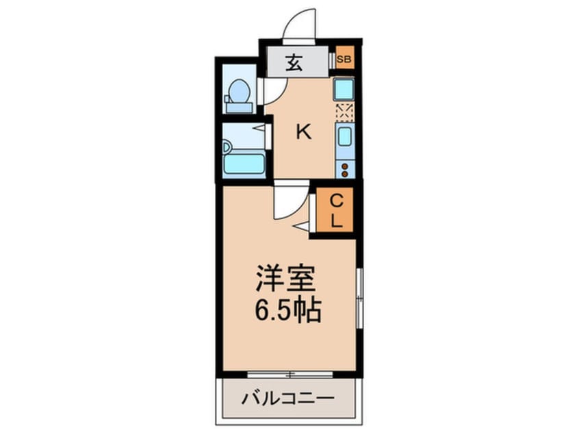 間取図 ドルチェ東京氷川台(307)