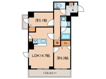 間取図 Gate１２７