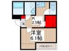 仮）ＭＥＬＤＩＡ武里Ⅳ 1Kの間取り