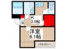 仮）ＭＥＬＤＩＡ武里Ⅳ 1Kの間取り