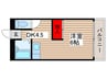 ニュー今井堂マンション 1DKの間取り