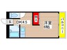 ニュー今井堂マンション 1DKの間取り
