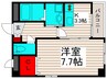 サンパレスＭ 1Kの間取り