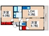 サンシティヒコタ　Ｃ－３ 2LDKの間取り