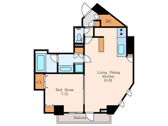 間取図 ドゥーエ西麻布Ⅱ