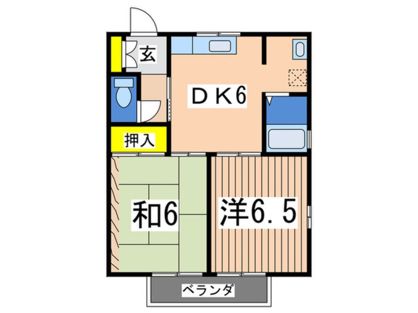 間取図 ヒルトップ金沢文庫Ⅱ