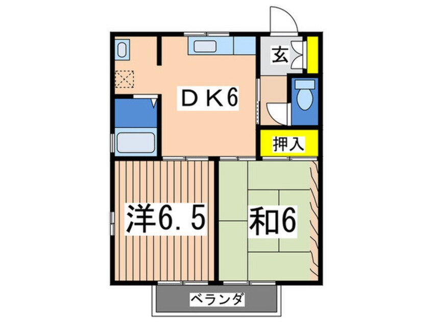 間取図 ヒルトップ金沢文庫Ⅱ