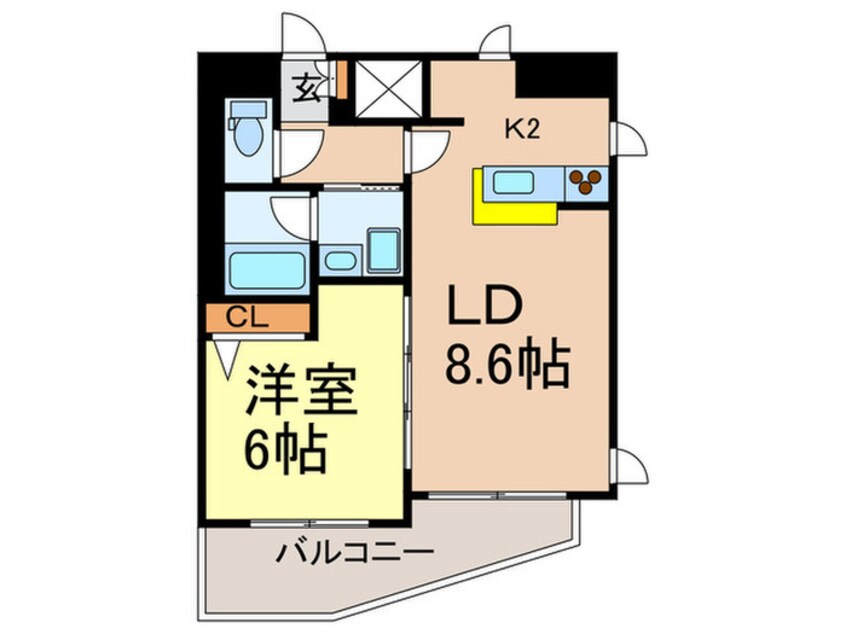 間取図 プライムア－バン西新宿Ⅰ