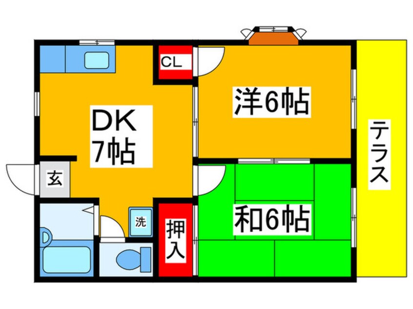 間取図 ブルーベルハイツ