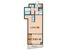 S-RESIDENCE高井戸EAST 1LDKの間取り