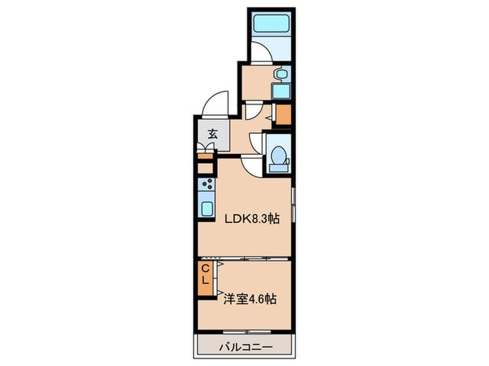 間取り図 S-RESIDENCE高井戸EAST