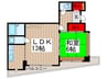 Ｓ・梅園 1LDKの間取り