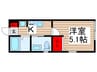 ＮＳ　ＧＡＴＥ　五反野 1Kの間取り
