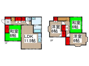 間取図 南川貸家