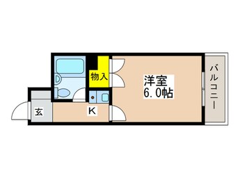 間取図 ﾗｲｵﾝｽﾞﾏﾝｼｮﾝ西八王子第3（506）