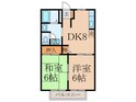 カーサソレアードＢの間取図
