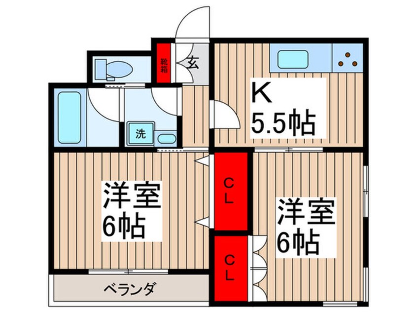 間取図 グリンピア亀戸