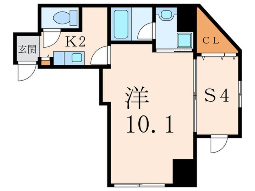 間取図 ＫＭ中目黒ビル