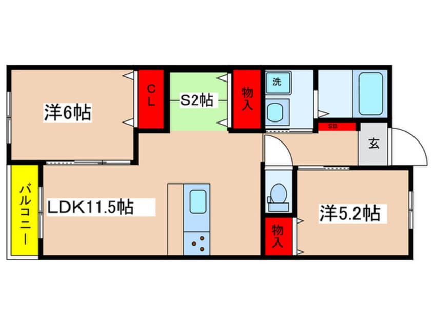 間取図 ディアテラス
