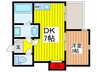 Ｌａ　Ｌｕｃｅさいたま新都心 1DKの間取り