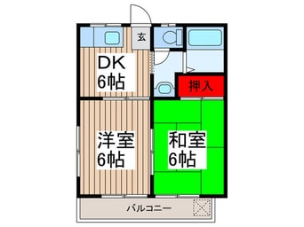 間取図 フラット三井