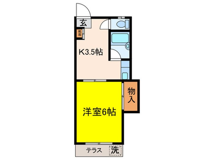 間取り図 ドルフィンオオヤ１