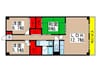 セントラルヒルズ壱番館 3LDKの間取り