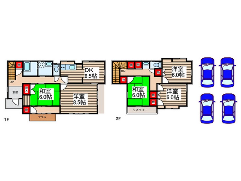 間取図 寺尾貸家