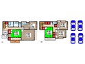 寺尾貸家の間取図