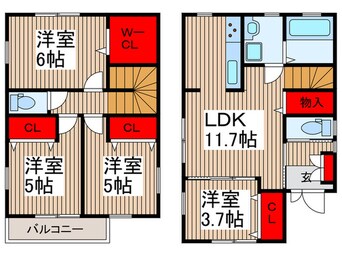 間取図 山久保２丁目戸建