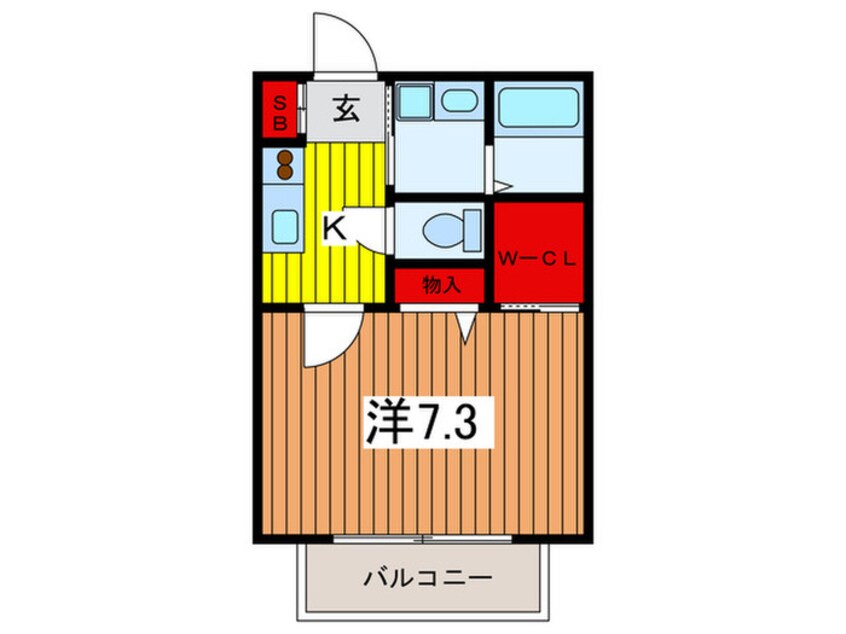 間取図 プリムロ－ズⅢ