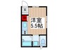 メイプールパレス 1Rの間取り