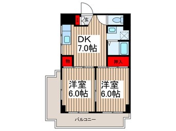 間取図 クア－ト並木