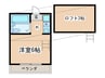 コートビレッジ堀之内 1Kの間取り