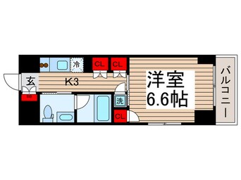 間取図 コンフォリア門前仲町