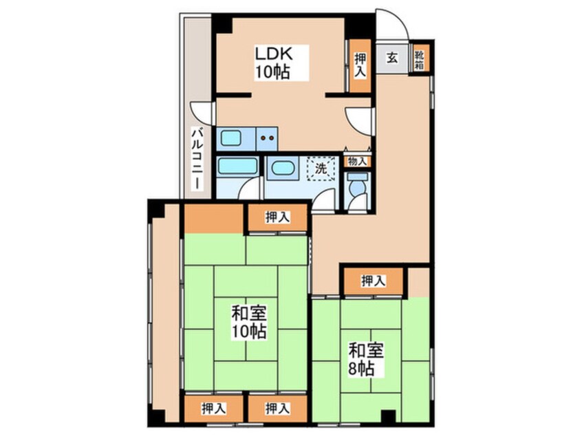 間取図 ベルメゾン