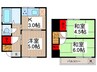 北小岩7丁目戸建 3Kの間取り