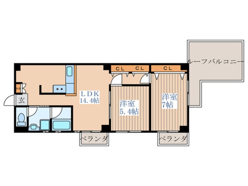 間取図 フォレストⅠ