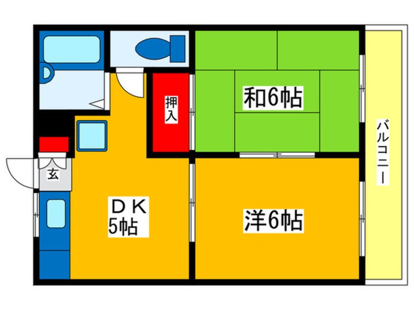 間取図 アゼリア富士見Ａ棟