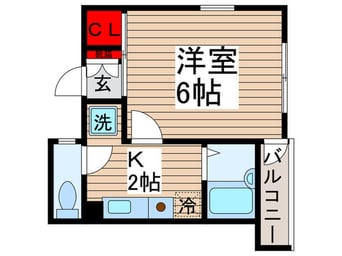 間取図 クレ－ル・カサベルデ