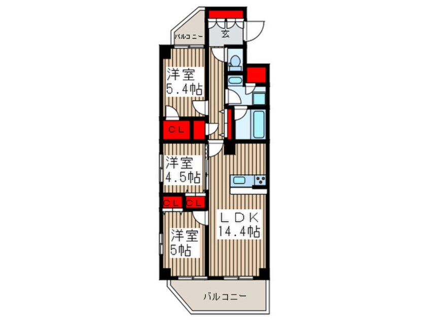 間取図 ＴＳレジデンス東川口