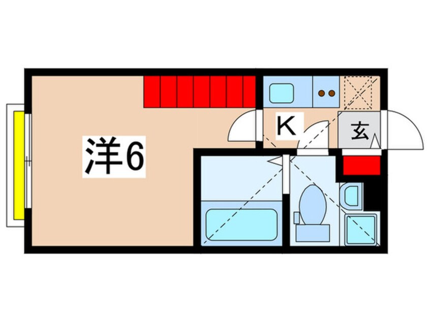 間取図 マ・ピエス生田8